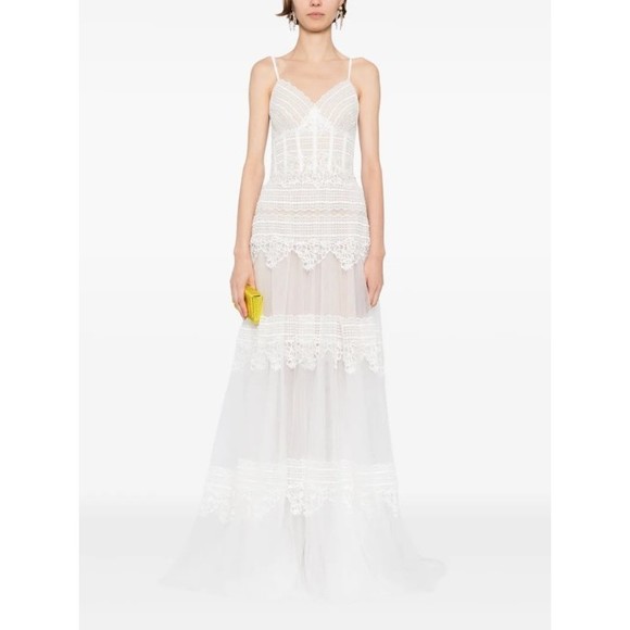 Saiid Kobeisy Lace Long Dress - NWT